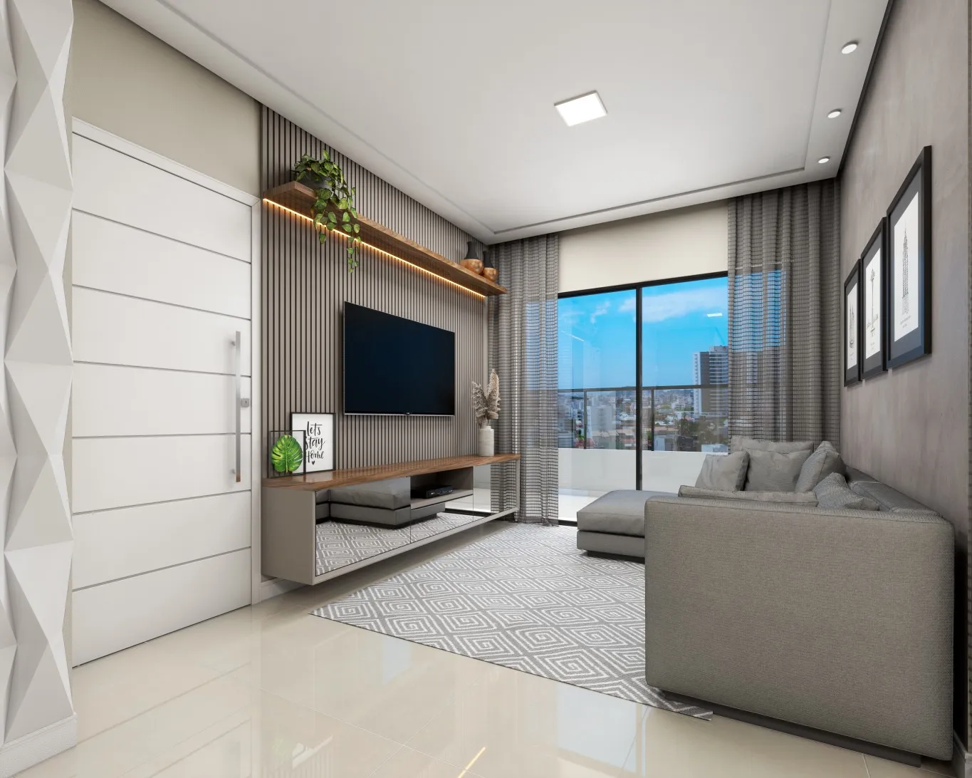 Lindo apartamento com 3 suítes e sacad com churrasqueira, a 350 metros do mar, no bairro Itacolomi em Balneário Piçarrras! — foto 5