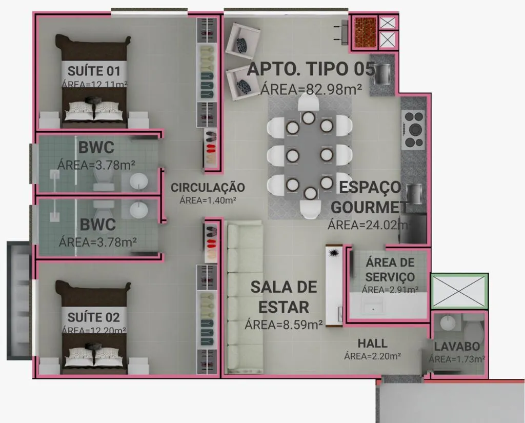 VENDO BELO APARTAMENTO NO LITORAL — foto 3