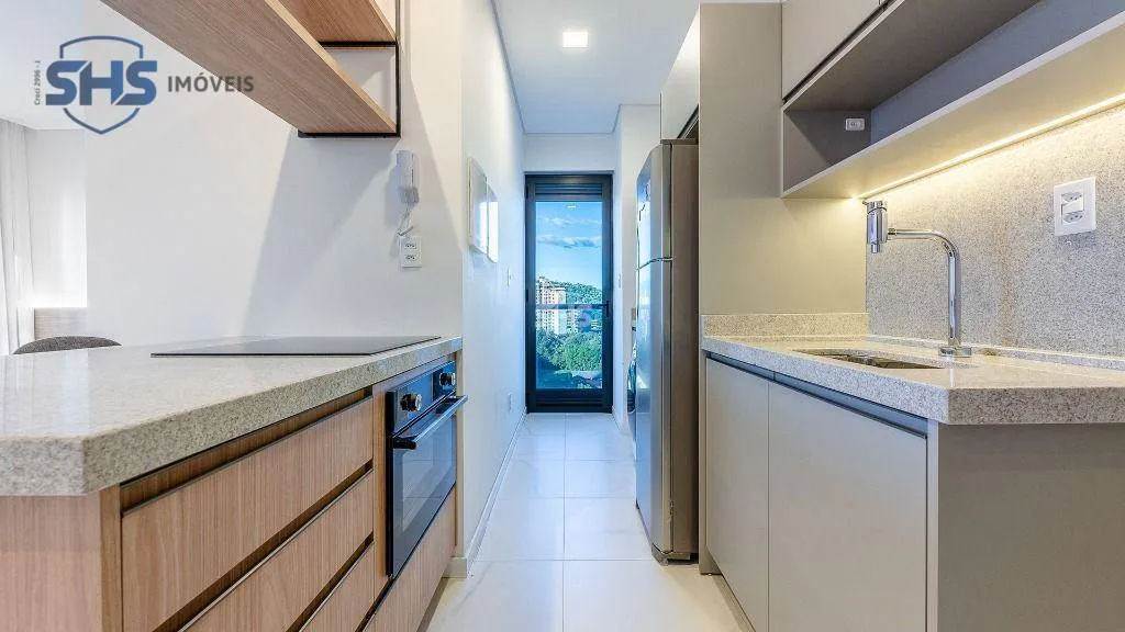 Apartamento com 1 dormitório para alugar com 35 m - Victor Konder - Blumenau/SC — foto 2