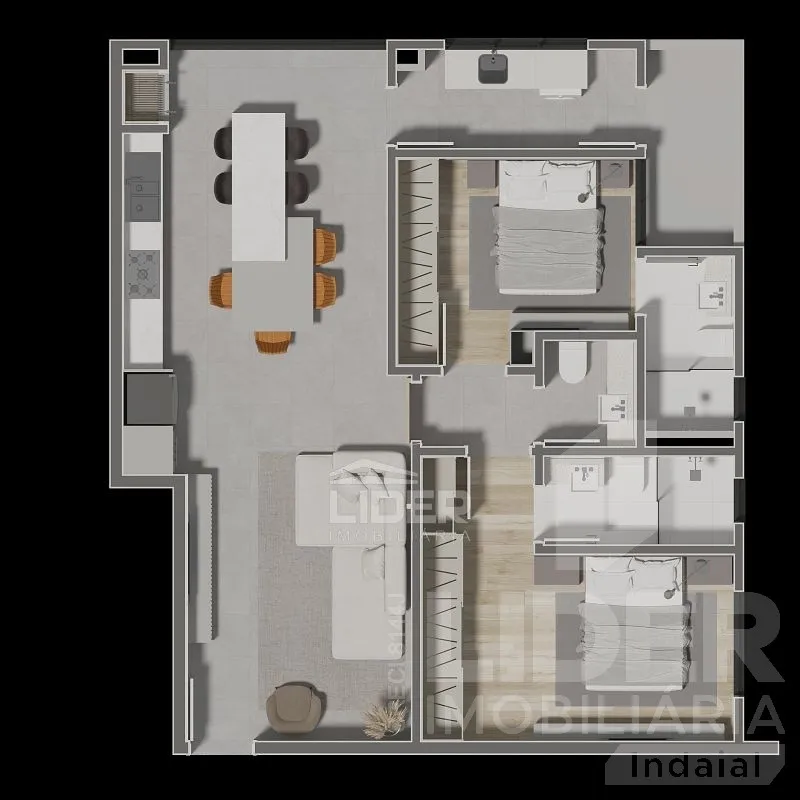 Apartamento no Seven Residence. — foto 6