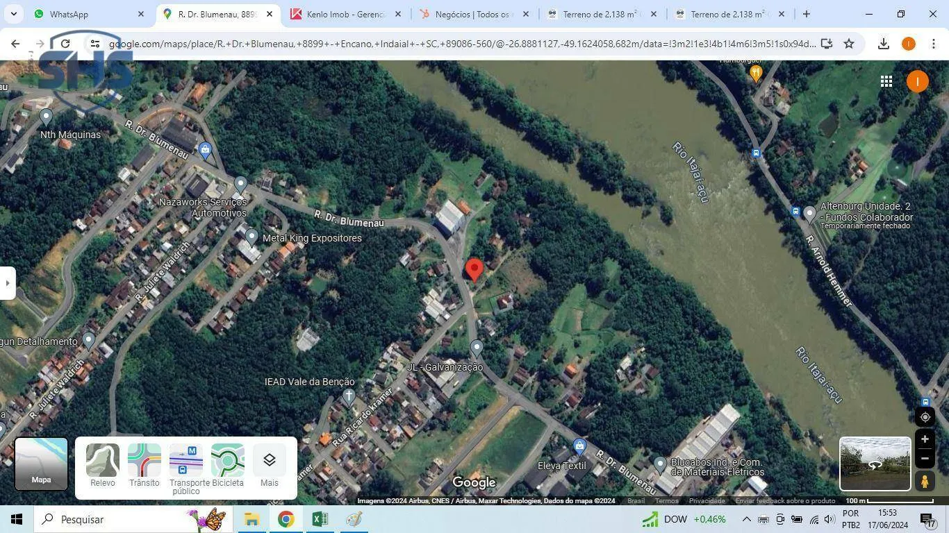 Terreno, 4.667,00 m, à venda por R$ 1.600.000,00- Encano - Indaial/SC — foto 2