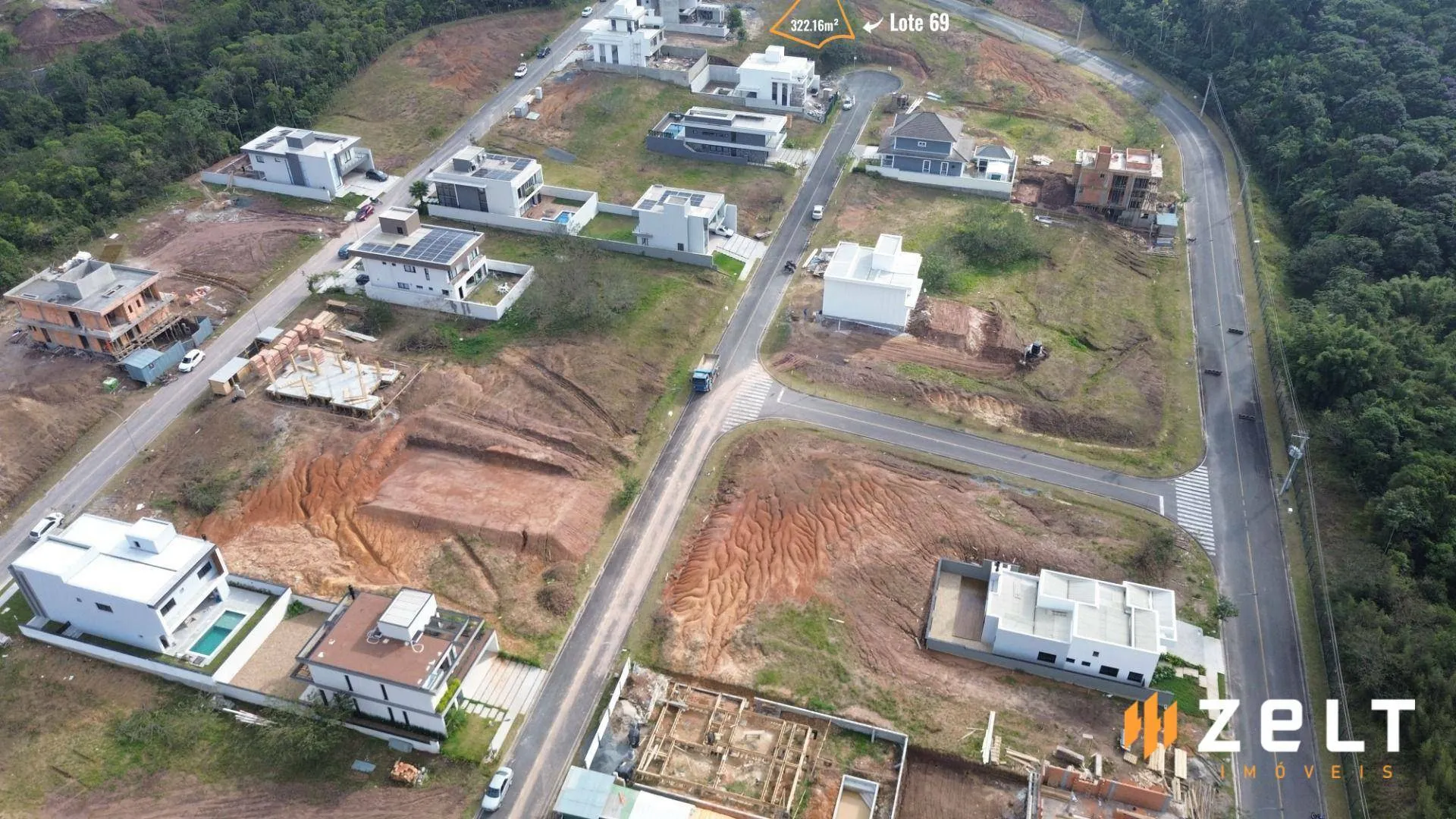 Lote à Venda em Condomínio Fechado com 322m no bairro Ponta Aguda em Blumenau — foto 4