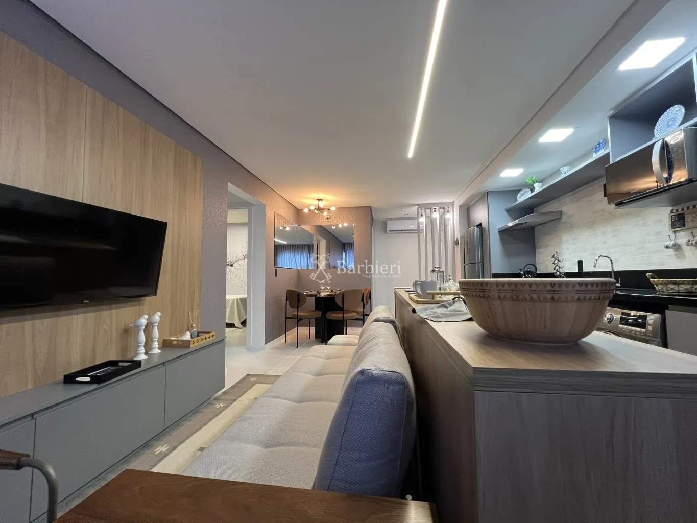 Apartamento na planta com 2 quartos com área privativa de 51,84 m no bairro Água Verde em Blumenau/SC - foto 1