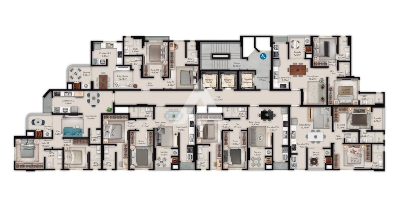 Apartamento com 2 suítes em Itapema — foto 2