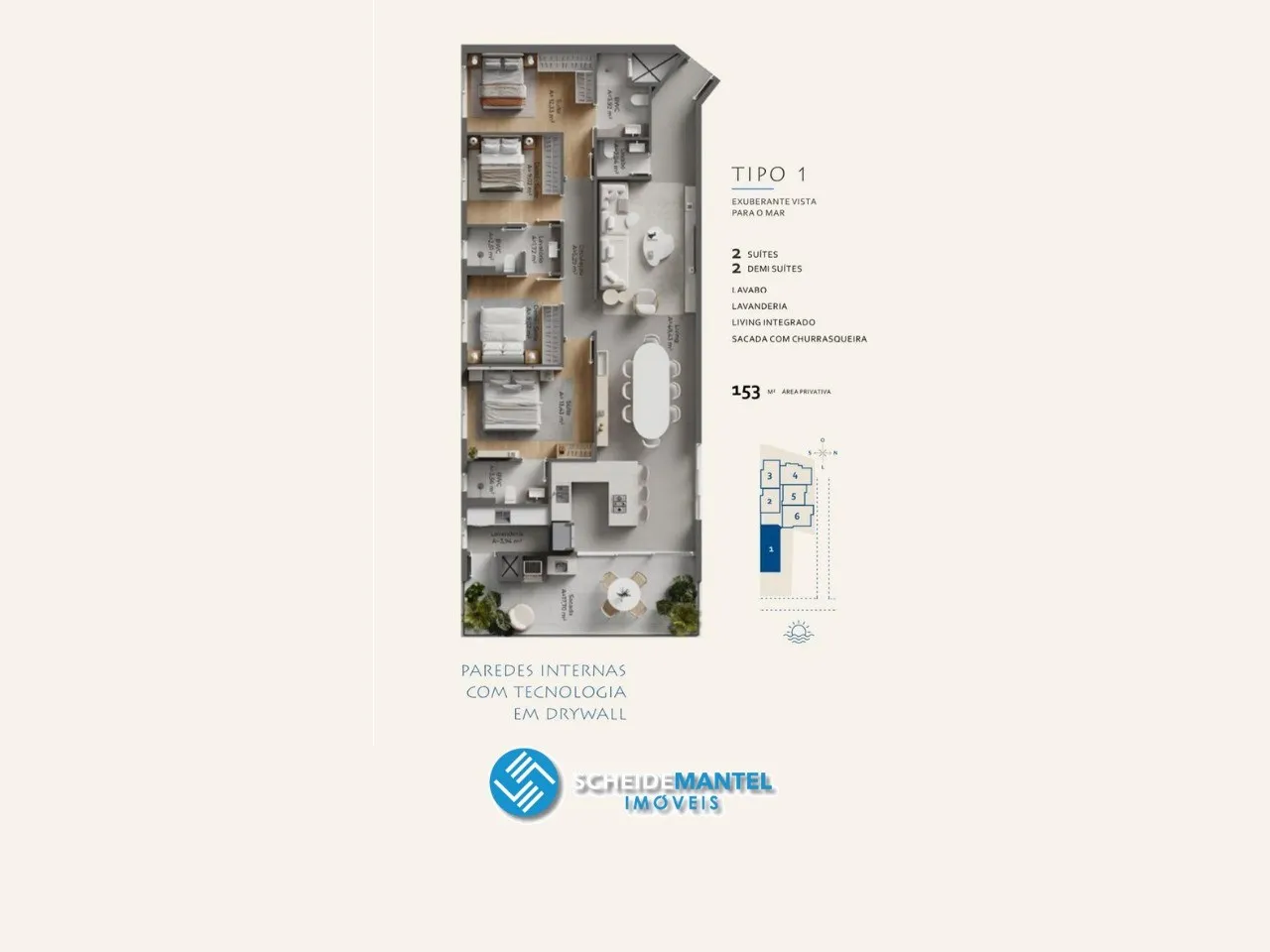 APARTAMENTO NO GRAVATÁ - NAVEGANTES/SC — foto 4