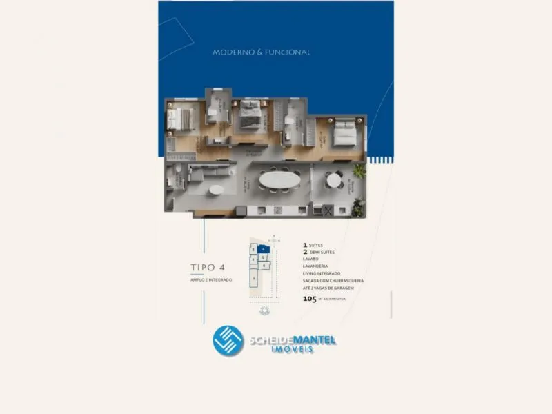 APARTAMENTO NO GRAVATÁ - NAVEGANTES/SC — foto 4