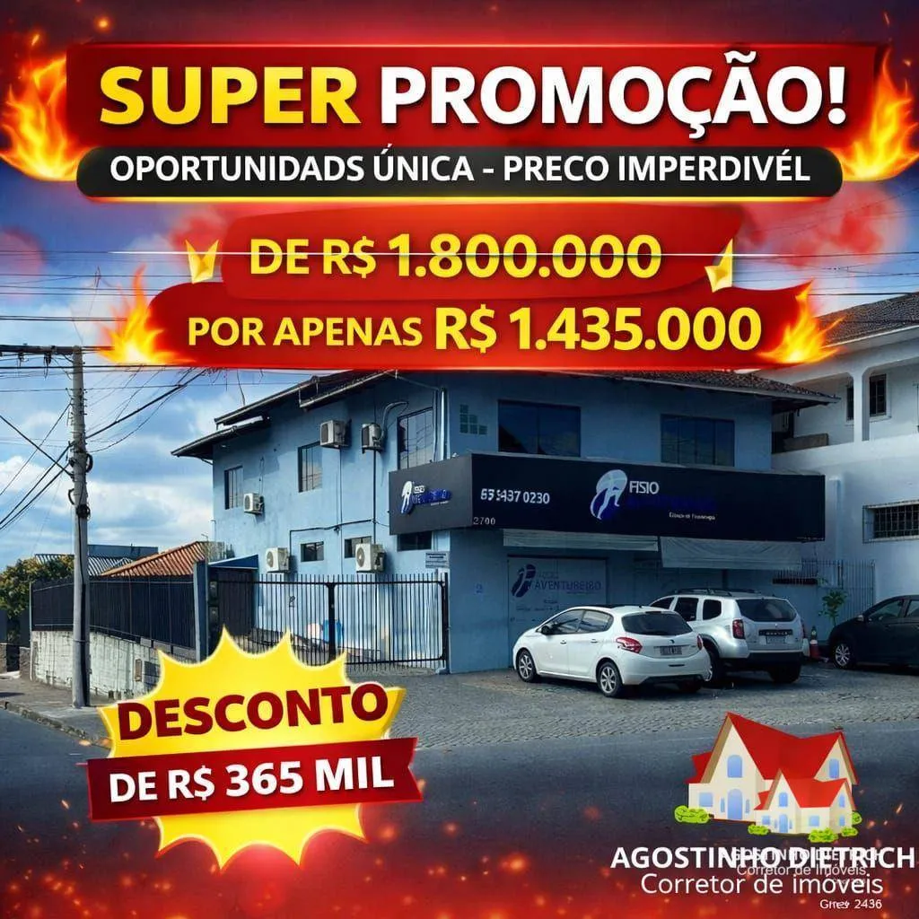Imperdivel! Sobrado Comercial C/Aprox.249 m2 Averbado + Terreno C/Area de 420,00 m2 No Bairro Aventureiro! — foto 2