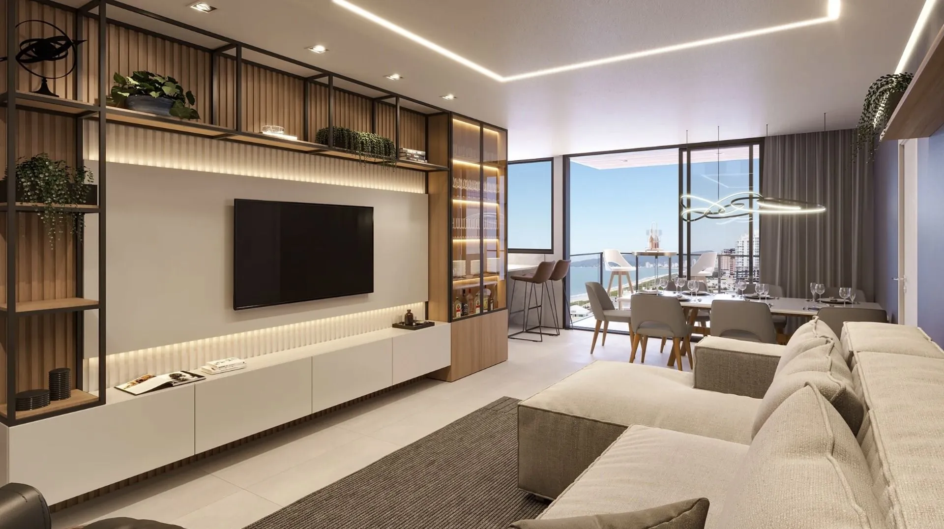 Apartamento com 3 dormitórios à venda, 96 m por R$ 980.000 - Itacolomi - Balneário Piçarras/SC — foto 3