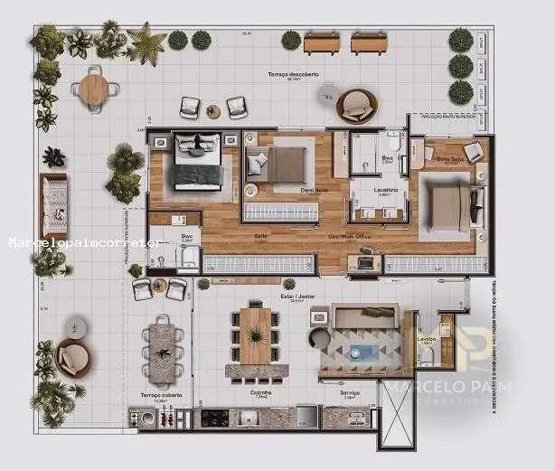 Apartamento para Venda em São José, Kobrasol, 3 dormitórios, 3 suítes, 4 banheiros, 2 vagas — foto 5