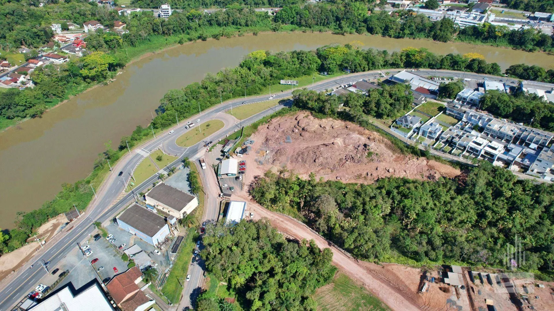 Ponta da Vila - Construtora Master - Lote a Venda com 618m no bairro Ponta Aguda em Blumenau — foto 3