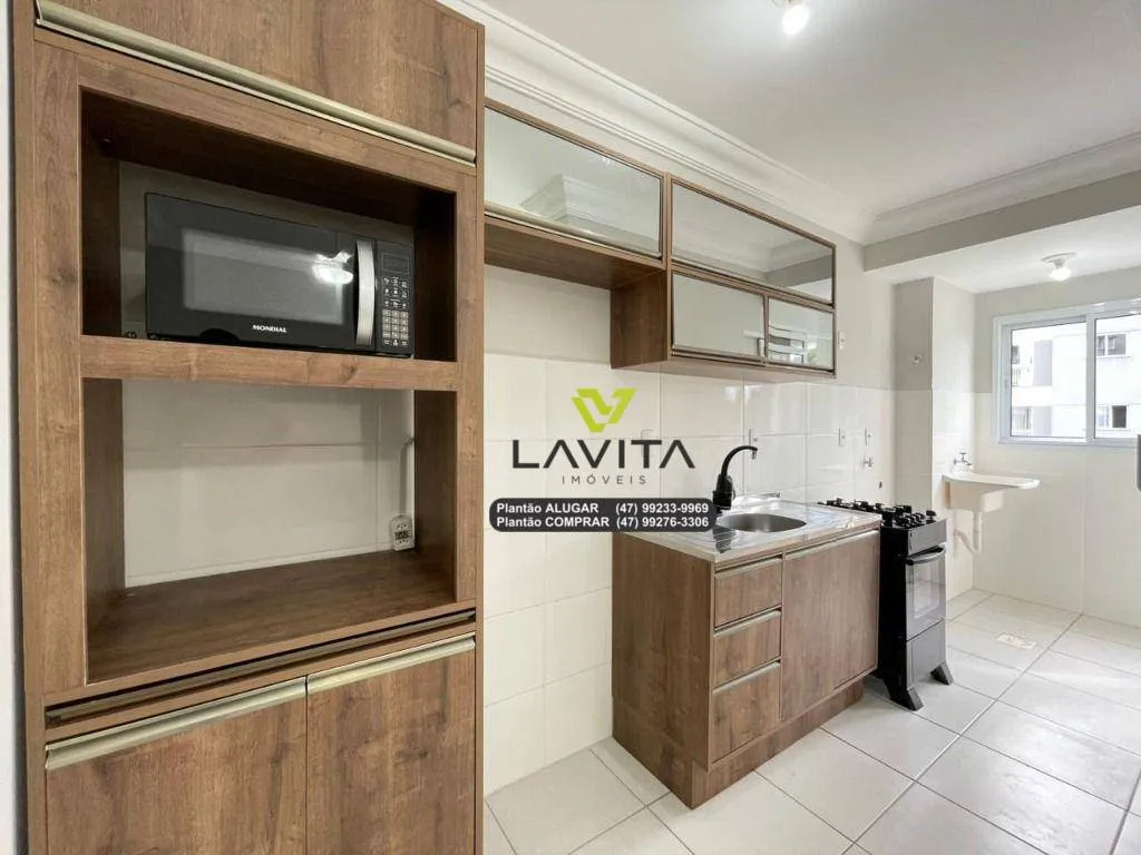 Apartamento com 2 dormitórios no Edifício Amazonas Park para alugar, 55 m por R$ 2.090/mês - Garcia - Blumenau/SC - foto 1