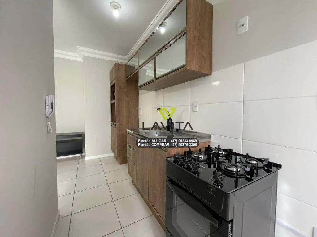 Apartamento com 2 dormitórios no Edifício Amazonas Park para alugar, 55 m por R$ 2.090/mês - Garcia - Blumenau/SC — foto 2