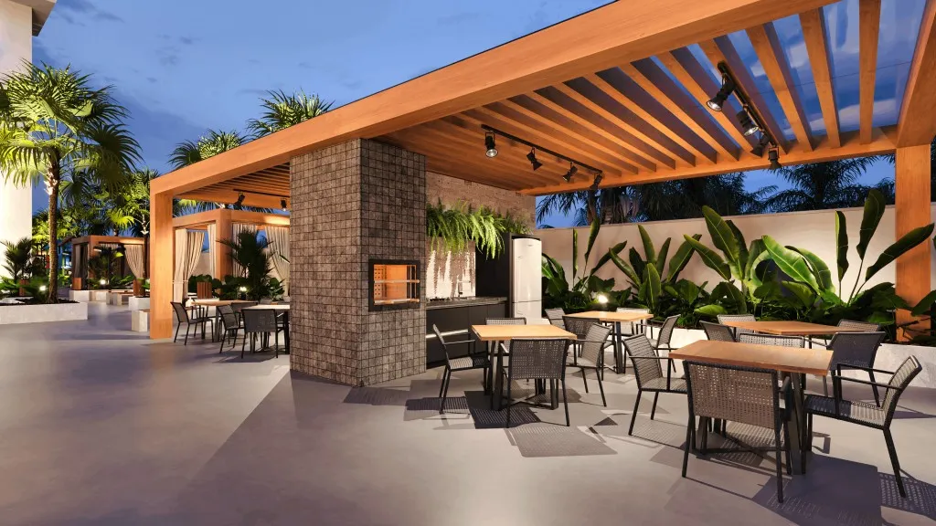 Apto de 03 quartos sendo 01 suíte e 02 vagas, com infraestrutura completa com piscina, boa área de lazer, em Barra Velha SC próximo a Balneário de Piçarras, na Dinâmica Sul a imobiliária presente nas suas conquistas — foto 5