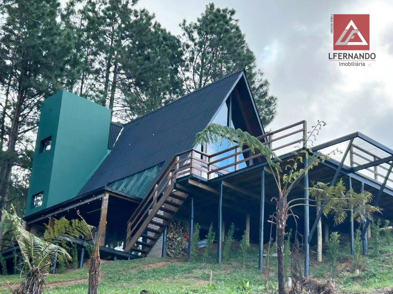 Chalé 2 dormitórios, sendo 1 suíte à venda, 100 m por R$ 1.800.000 - Alto Rio das Antas - Rancho Queimado/SC - foto 1