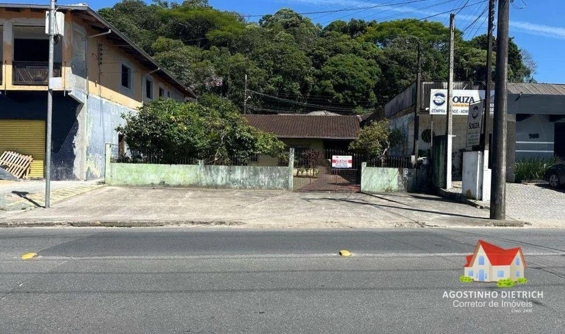 Terreno Comercial C/ Area Total de 310,00 m2 + Residencia em Alvenaria No Bairro Iririu! - foto 1