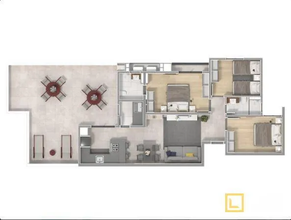 Cobertura com 3 dormitórios à venda, 116 m por R$ 695.000,00 - Asilo - Blumenau/SC — foto 6