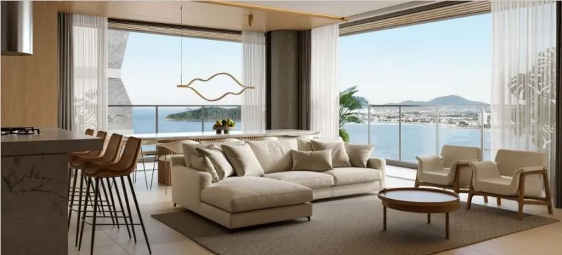 Apartamentos a venda - Centro, Balneário Piçarras (SC), vista para o mar, infraestrutura completa, 03 suítes, praia selo azul. - foto 1