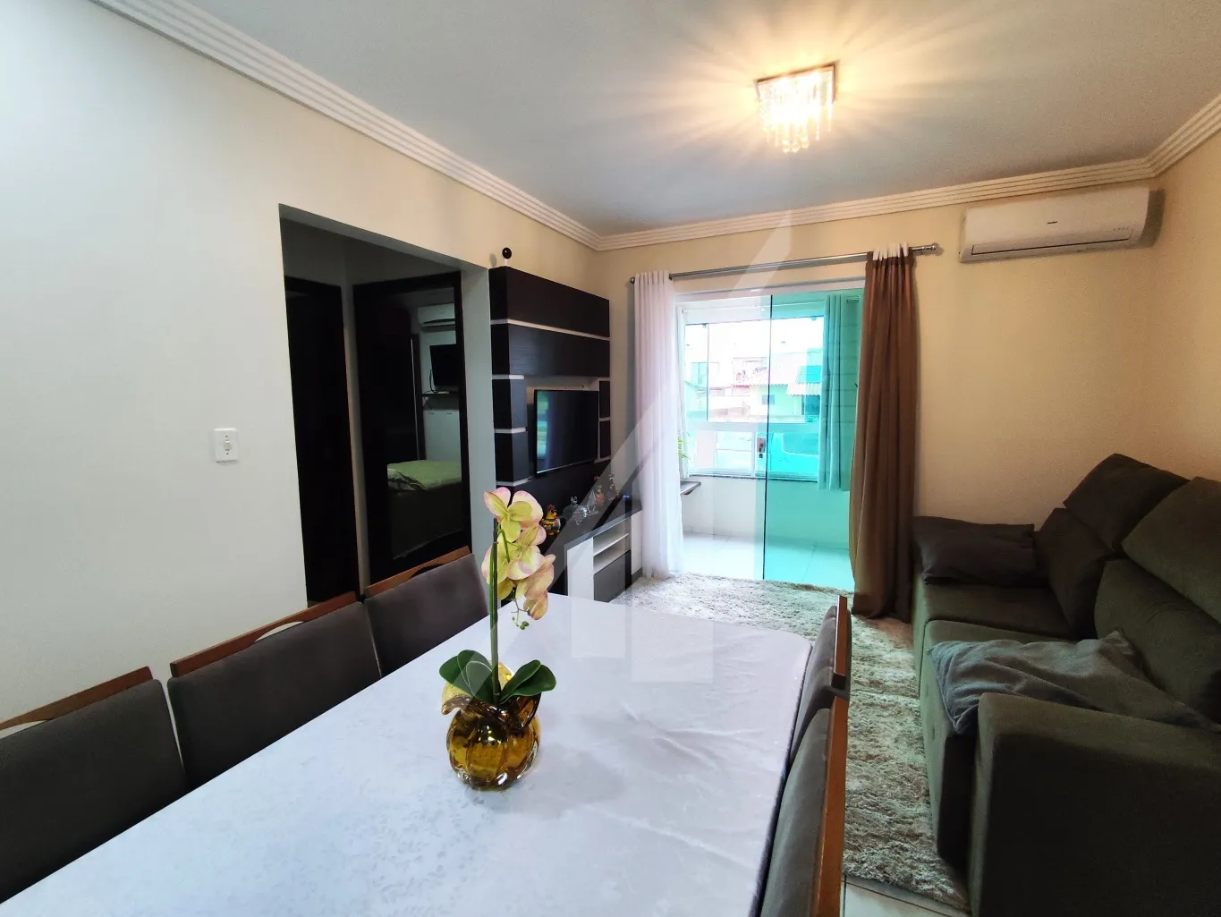 APARTAMENTO COM DOIS DORMITÓRIOS, SEMIMOBILIADO - BAIRRO FIGUEIRA, GASPAR — foto 2