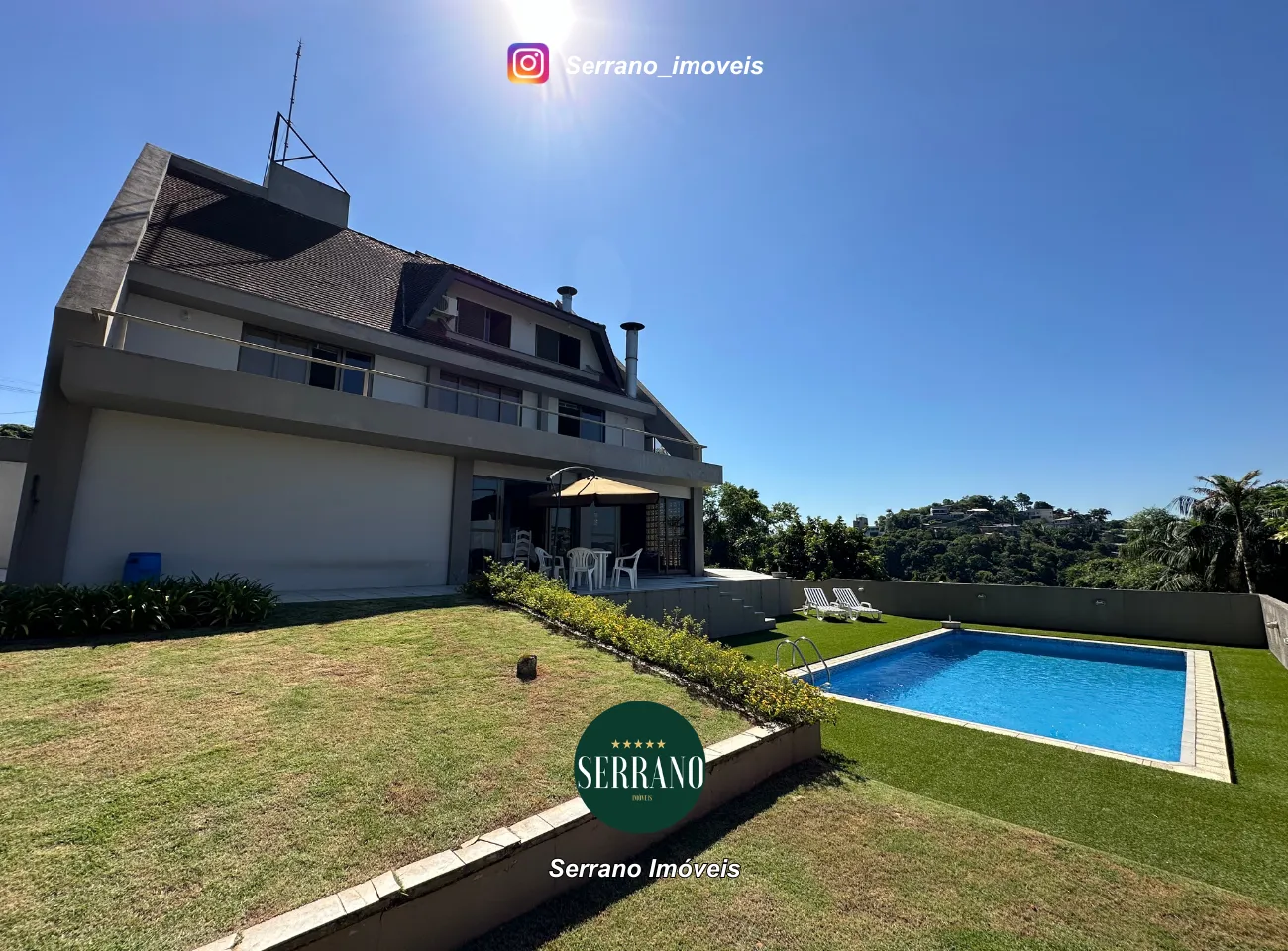 Casa com Piscina e linda vista para Cidade. — foto 3