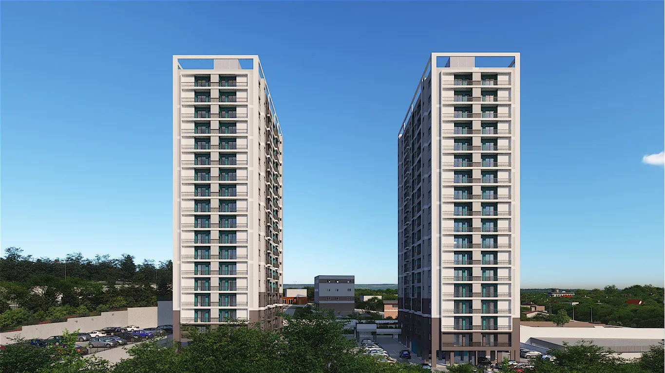 SCIRE FORTALEZA - Apartamento com 2 dormitórios e Sacada com churrasqueira na Fortaleza, — foto 3