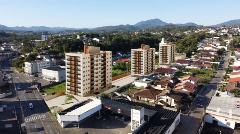 SCIRE NORDEN - Apartamento com 2 dormitórios e Sacada com churrasqueira na Itoupava Norte — foto 2