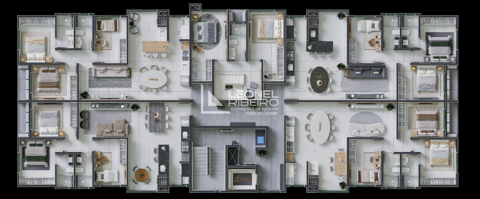 Apartamento loft duplex com 2 dormitórios, 92,02 m à venda no bairro Das Nações em Timbó-SC — foto 4