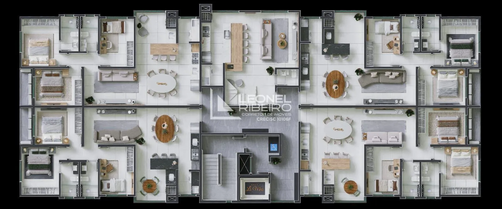 Apartamento loft duplex com 2 dormitórios, 92,02 m à venda no bairro Das Nações em Timbó-SC — foto 3