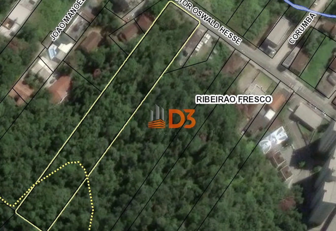 Terreno de 6800m a 1min do Centro de Blumenau/SC - foto 1