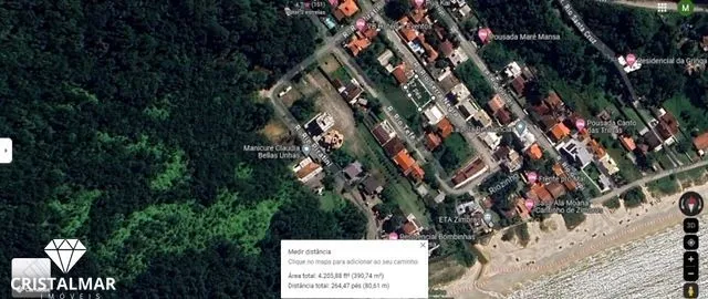 EXCELENTE TERRENO a 100 metros da praia CANTINHO DO ZIMBROS. — foto 4