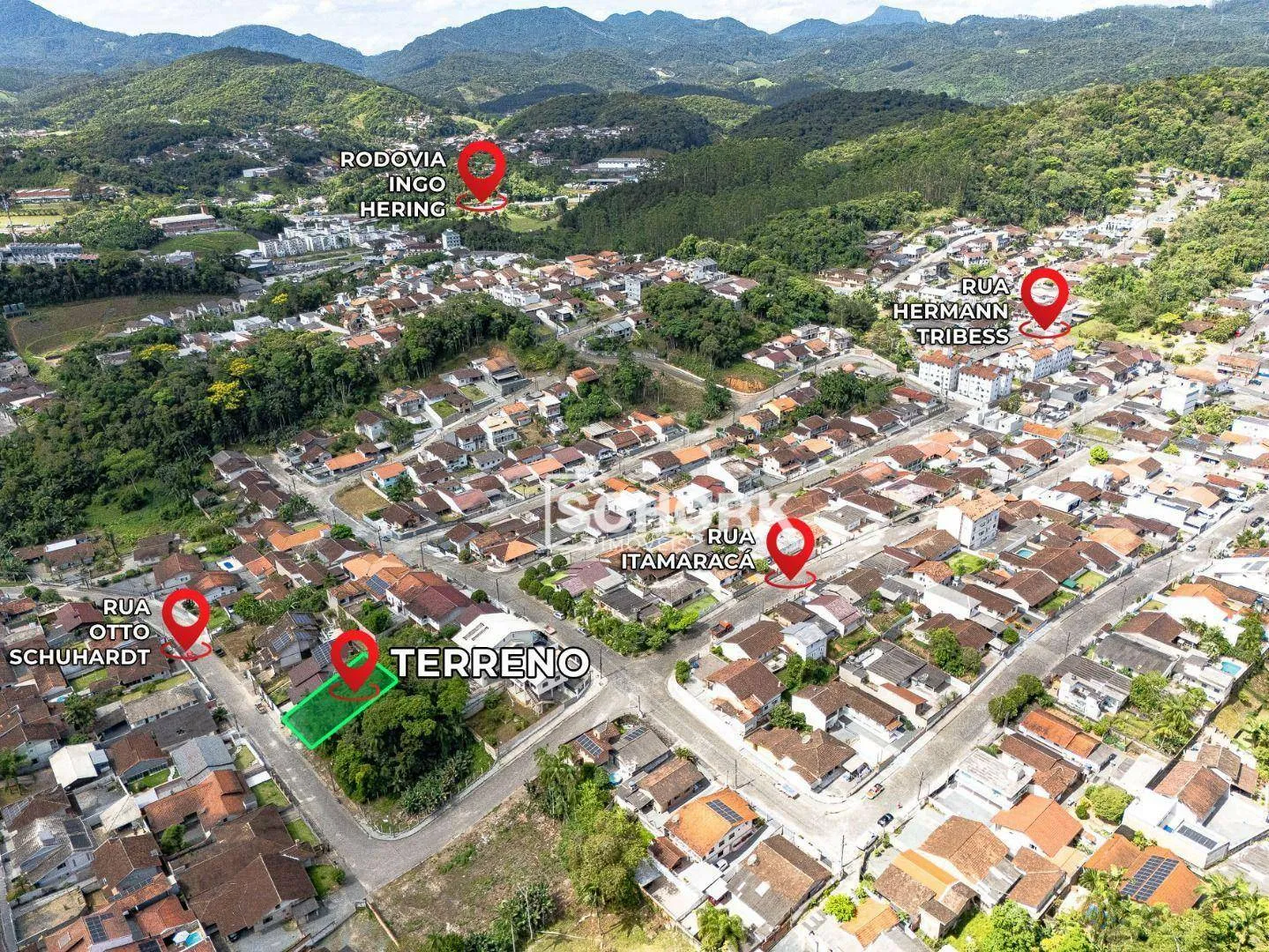 Terreno à venda, 377 m por R$ 288.000,00 - Fortaleza - Blumenau/SC — foto 3