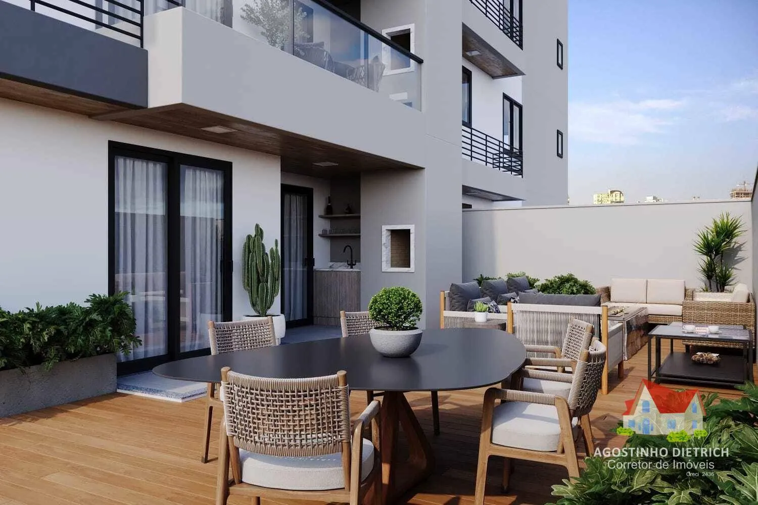 Estilo e Conforto! Apartamentos C/02 a 03 Quartoos C/Suite+Elevador+Academia+Piscina+Brinquedoteca+Garagem Coberta No Bairro Saguacu! — foto 6