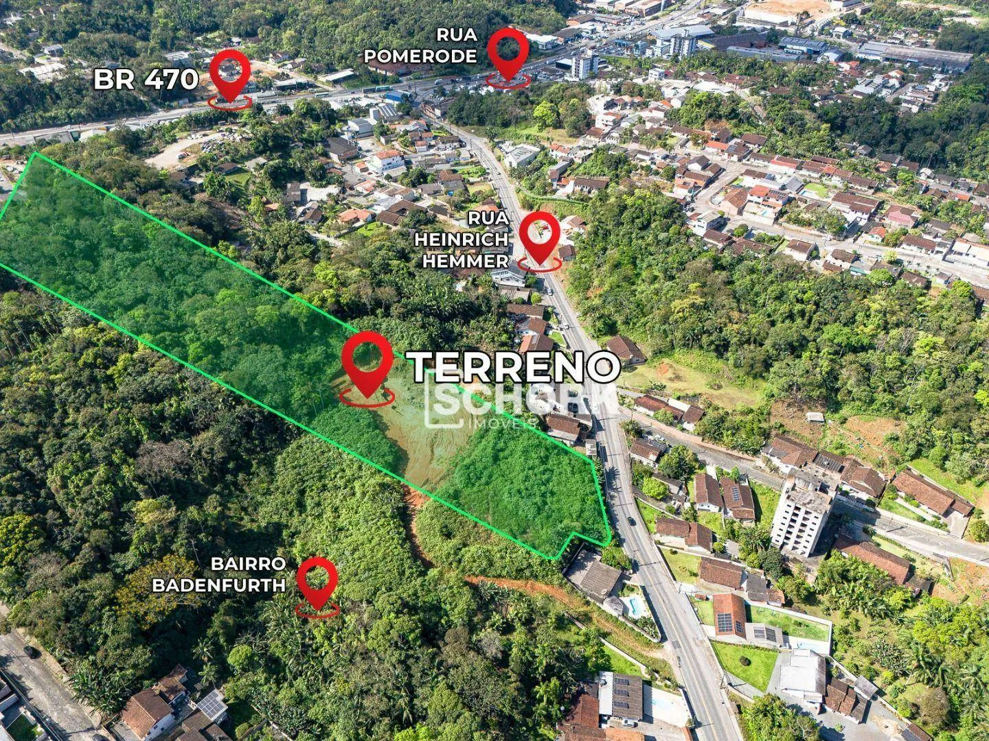 Terreno à venda, 20479 m por R$ 3.200.000,00 - Badenfurt - Blumenau/SC - foto 1