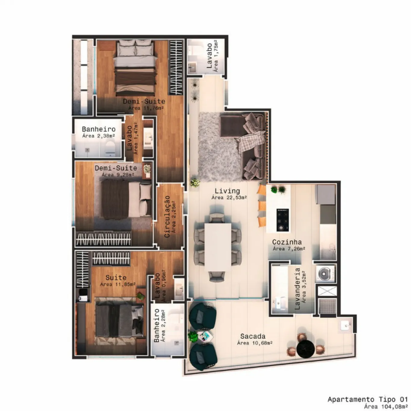 APARTAMENTO NO GRAVATÁ - NAVEGANTES/SC — foto 3