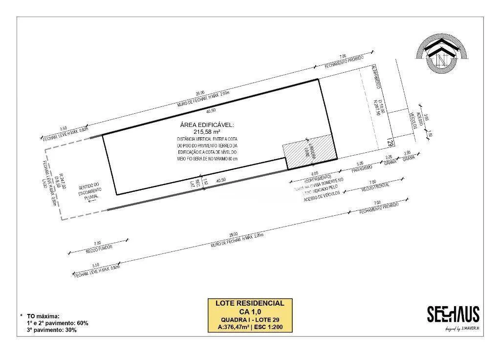 Terreno à venda, 376 m por R$ 650.000,00 - Figueira - Gaspar/SC — foto 3