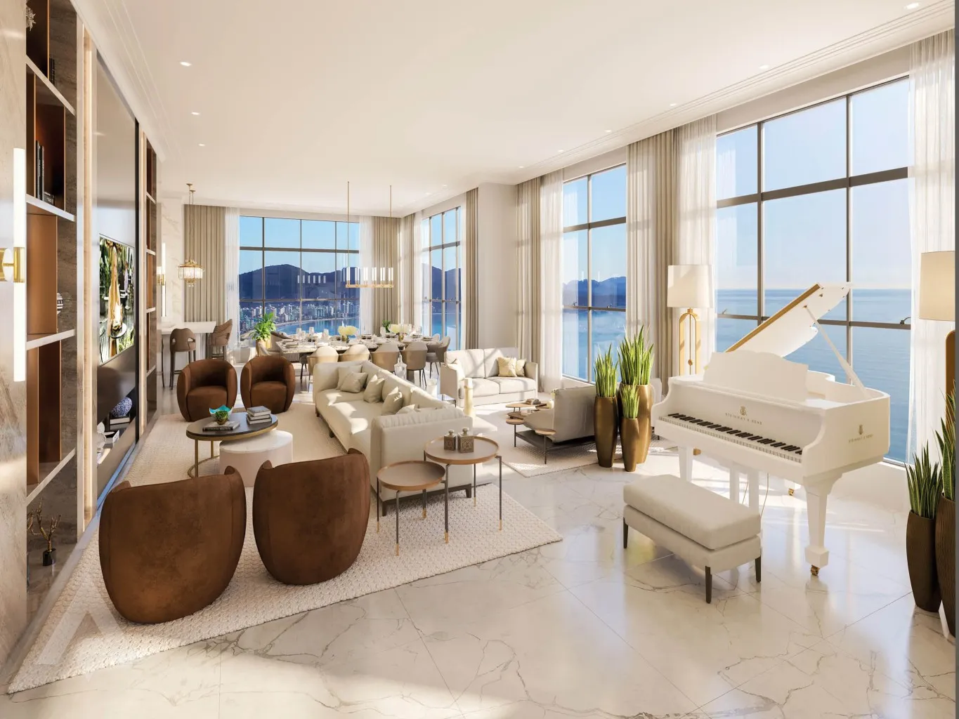 Apartamento com 4 suÍtes à venda por R$ 5.890.000,00 - Bairro Meia Praia - Itapema/SC — foto 4