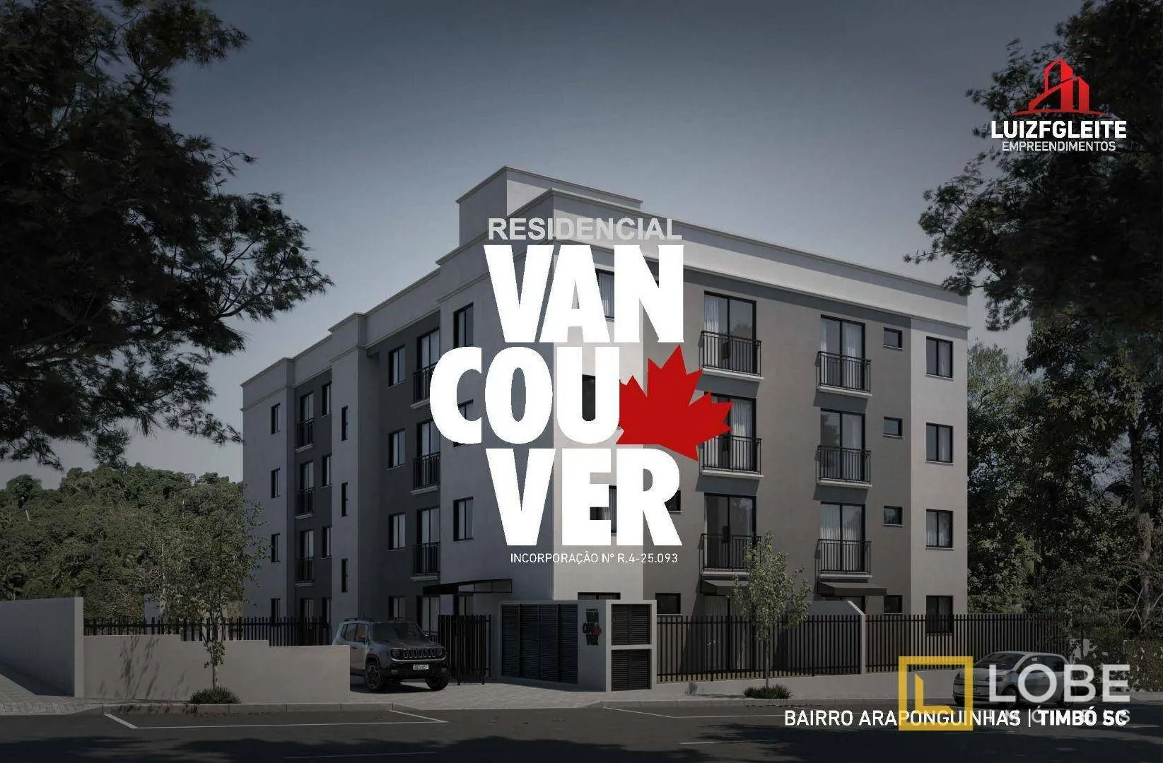 Apartamento com 2 dormitórios à venda, 56 m por R$ 274.000,00 - Araponguinhas - Timbó/SC - foto 1