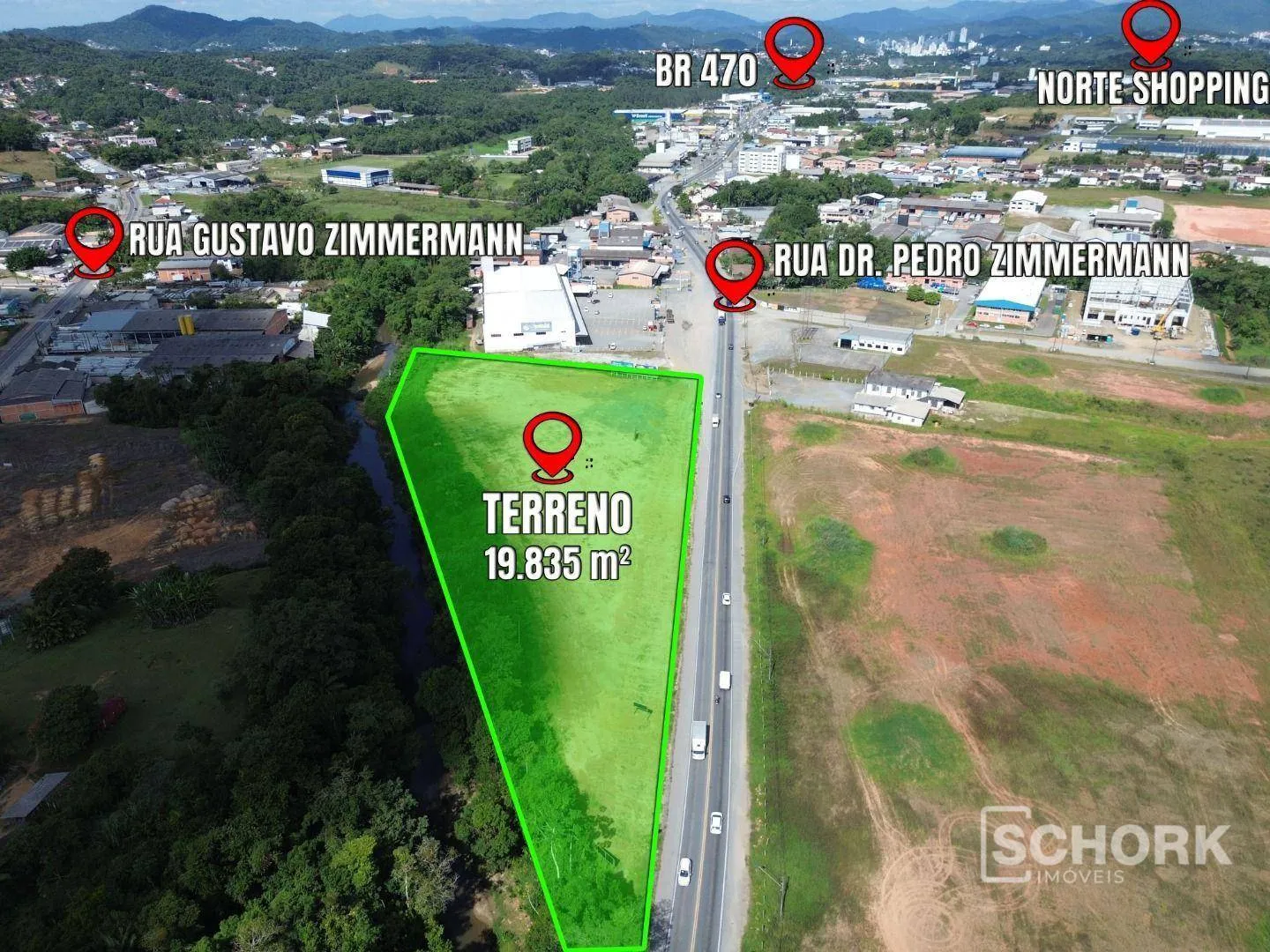 Terreno à venda, 19835 m por R$ 12.600.000,00 - Itoupava Central - Blumenau/SC - foto 1