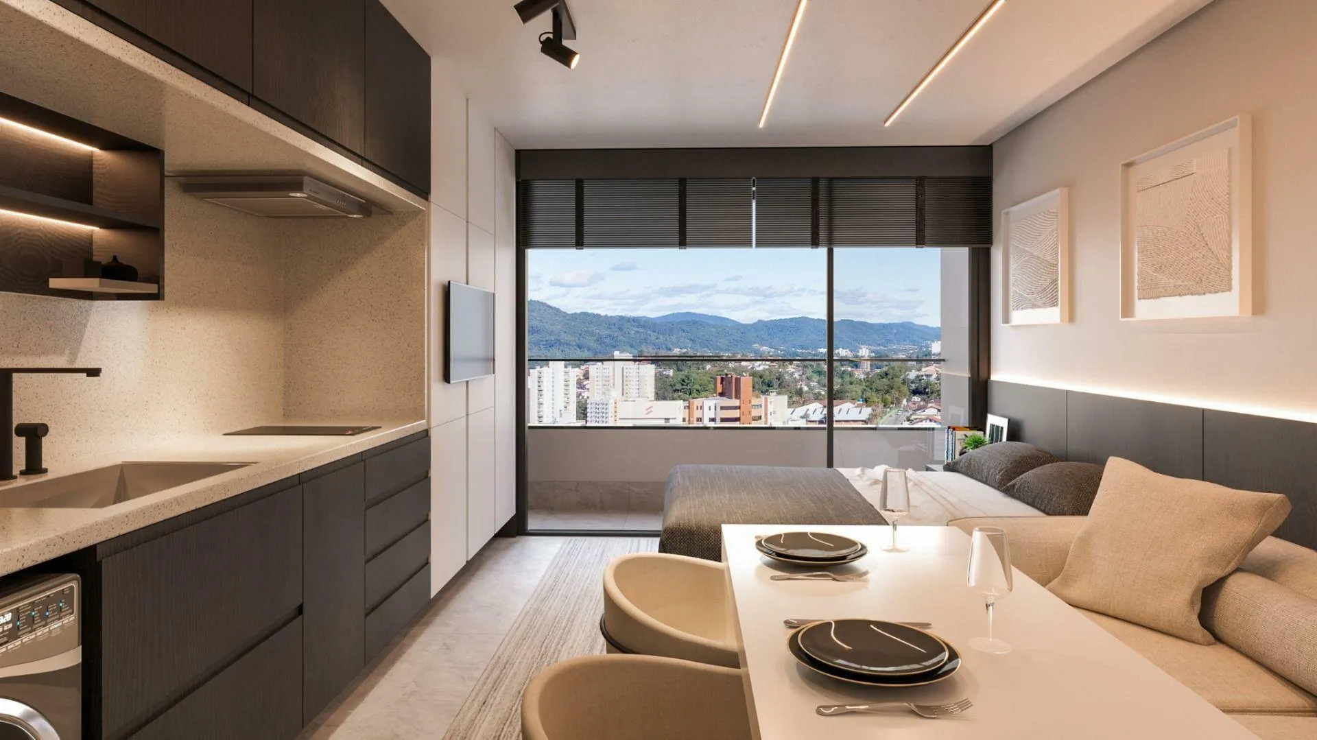 Loft com 1 dormitório à venda, 34 m por R$ 335.000,00 - Vila Nova - Blumenau/SC — foto 2