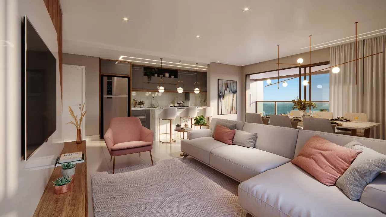 Apartamento com 1 suíte(s) mais 2 quarto(s) à venda no bairro Centro em Balneário Piçarras, por R$ 1.364.098.84. — foto 2