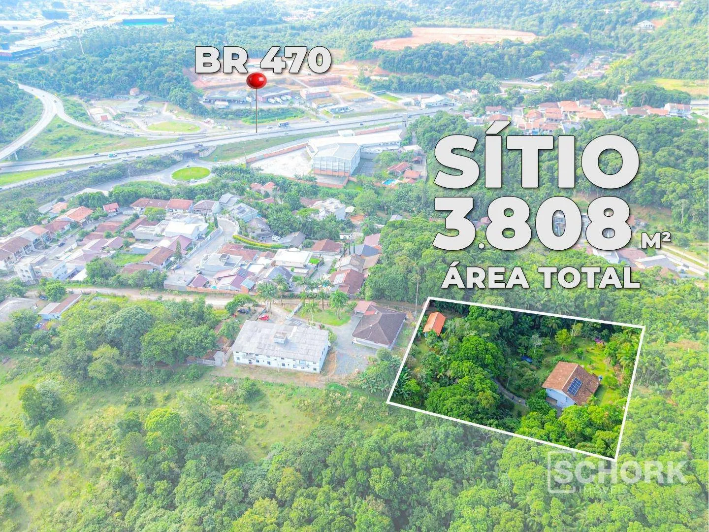 Imóvel Rural à venda com 3 quartos, 2 vagas, 3808m² no Fortaleza, Blumenau - foto 1