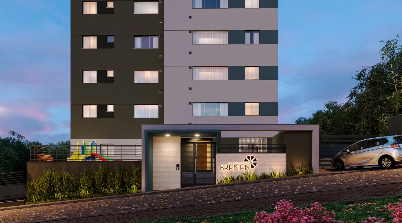 Residencial Bremen na Rua Guabiruba, Água Verde, próximo a mercado, escola, feira! — foto 2
