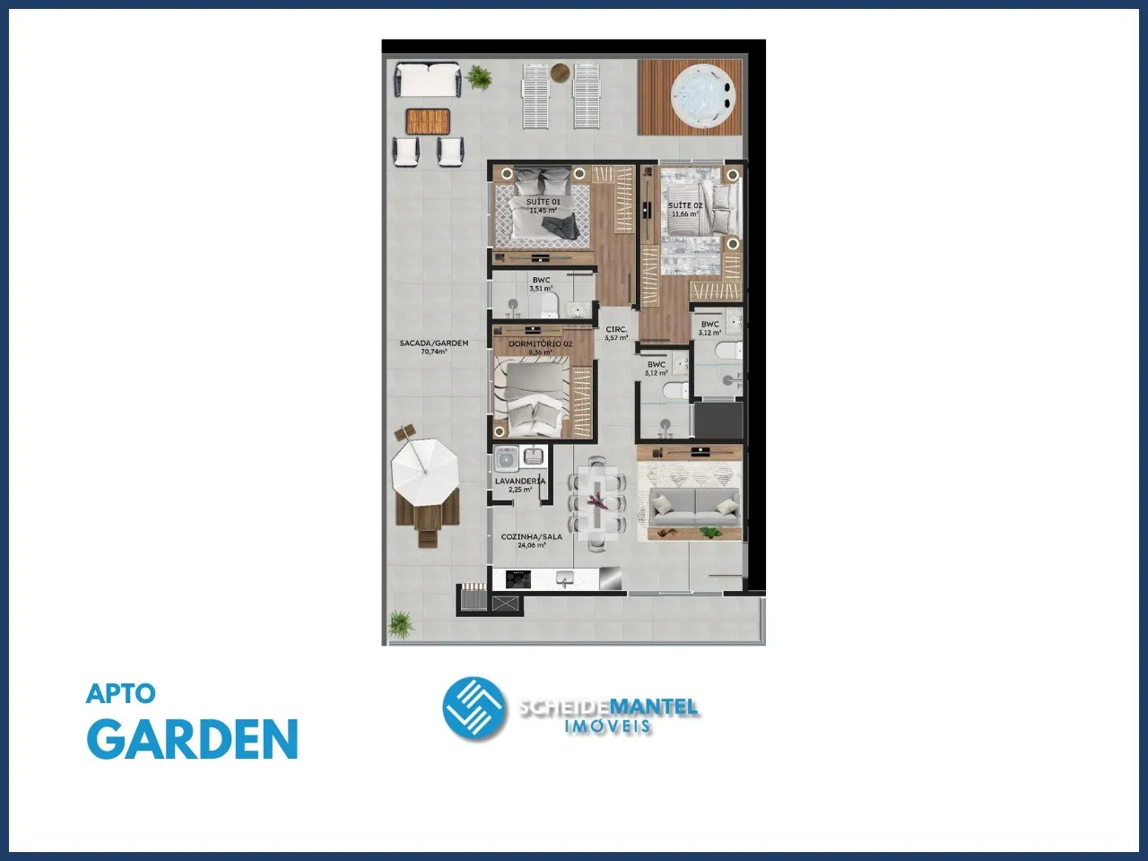 APARTAMENTO NO GRAVATÁ - NAVEGANTES/SC — foto 4