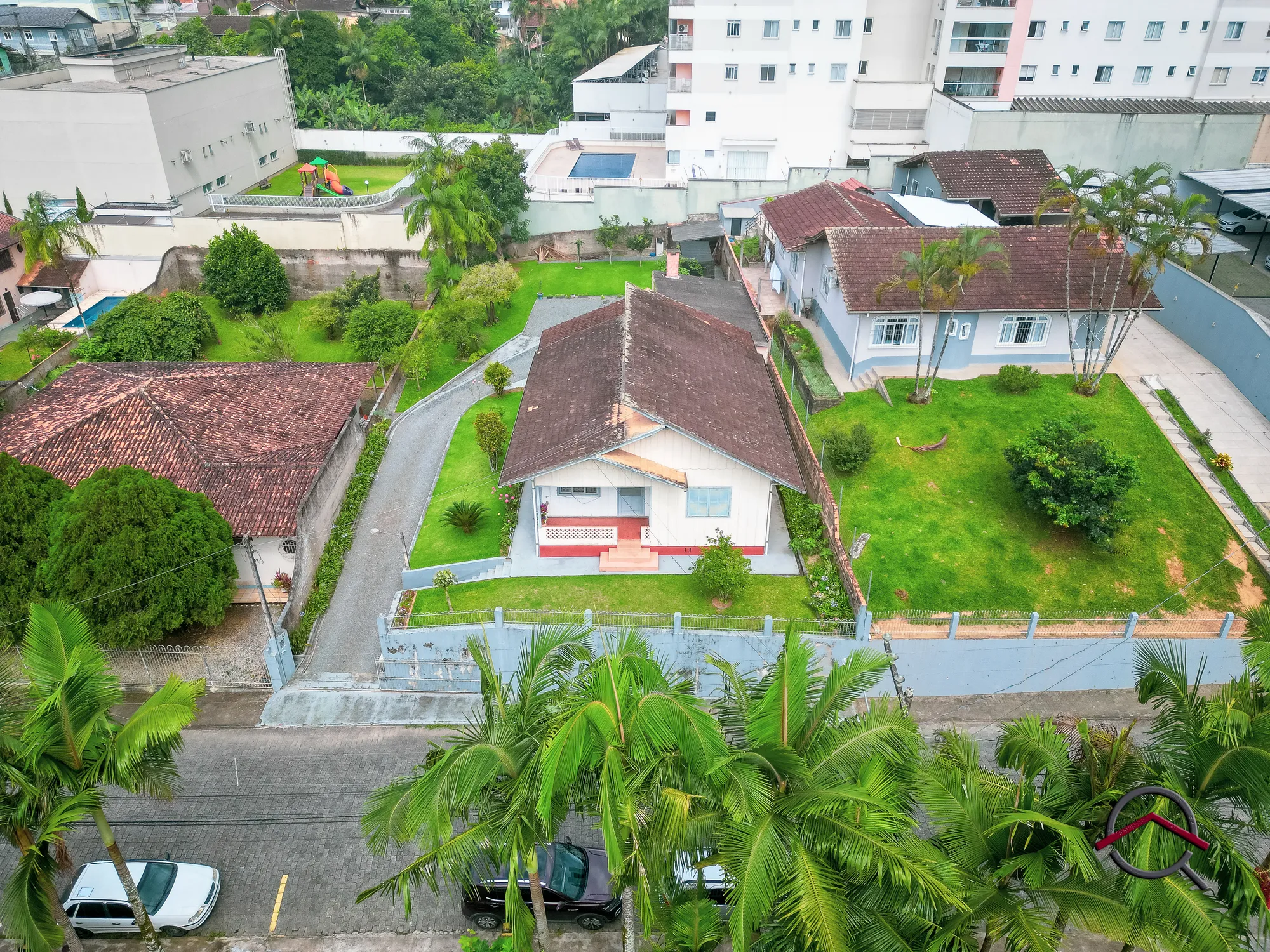 Terreno 760 m² com potencial construtivo, com casa mista 3 dormitórios - Bairro Escola Agrícola — foto 2