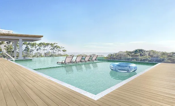 Apartamento frente mar, pé na areia, com diversas áreas de lazer, no bairro Itacolomi em Balneário Piçarras! — foto 3