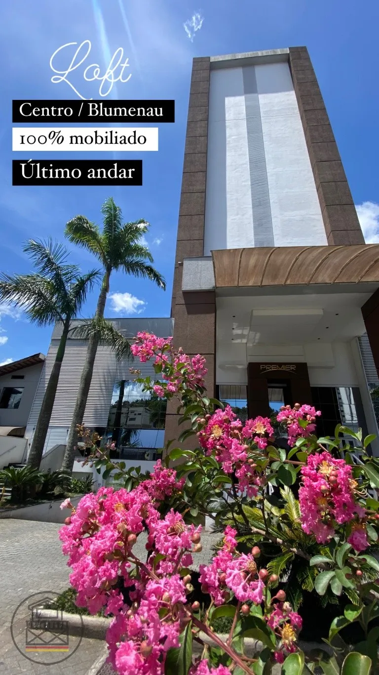 LOFT com tamanho duplo, 45m e todo mobiliado, no Centro de Blumenau. - foto 1