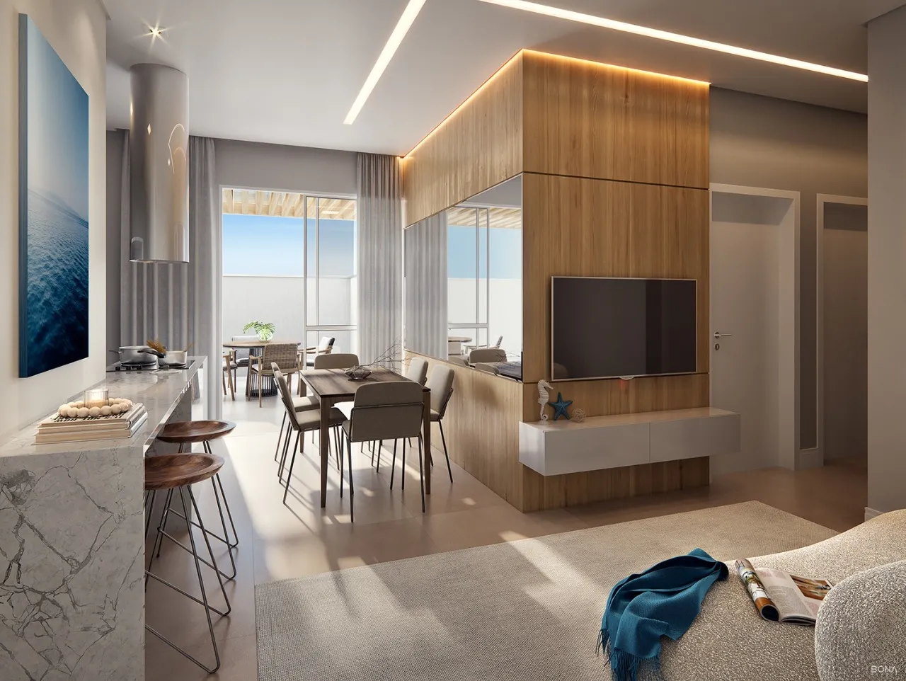 Apartamento com 1 suíte(s) mais 2 quarto(s) à venda no bairro Itacolomí em Balneário Piçarras, por R$ 1.538.837.25. — foto 2