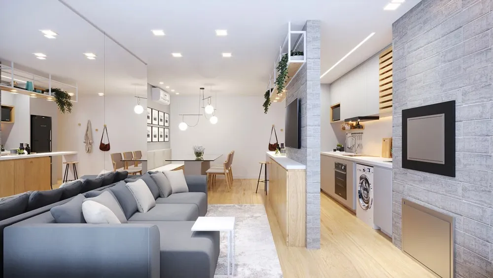 Apartamento com 1 suíte(s) mais 2 quarto(s) à venda no bairro Glória em Joinville, por R$ 739.459.40. — foto 2