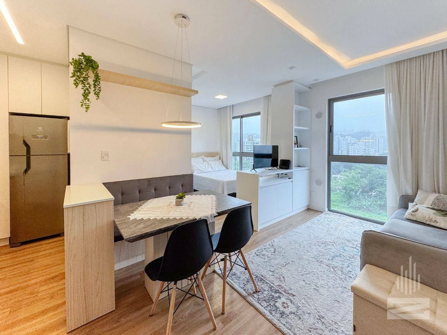 Apartamento com 1 dormitório para alugar, 31 m por R$ 2.992,00/mês - Victor Konder - Blumenau/SC — foto 2