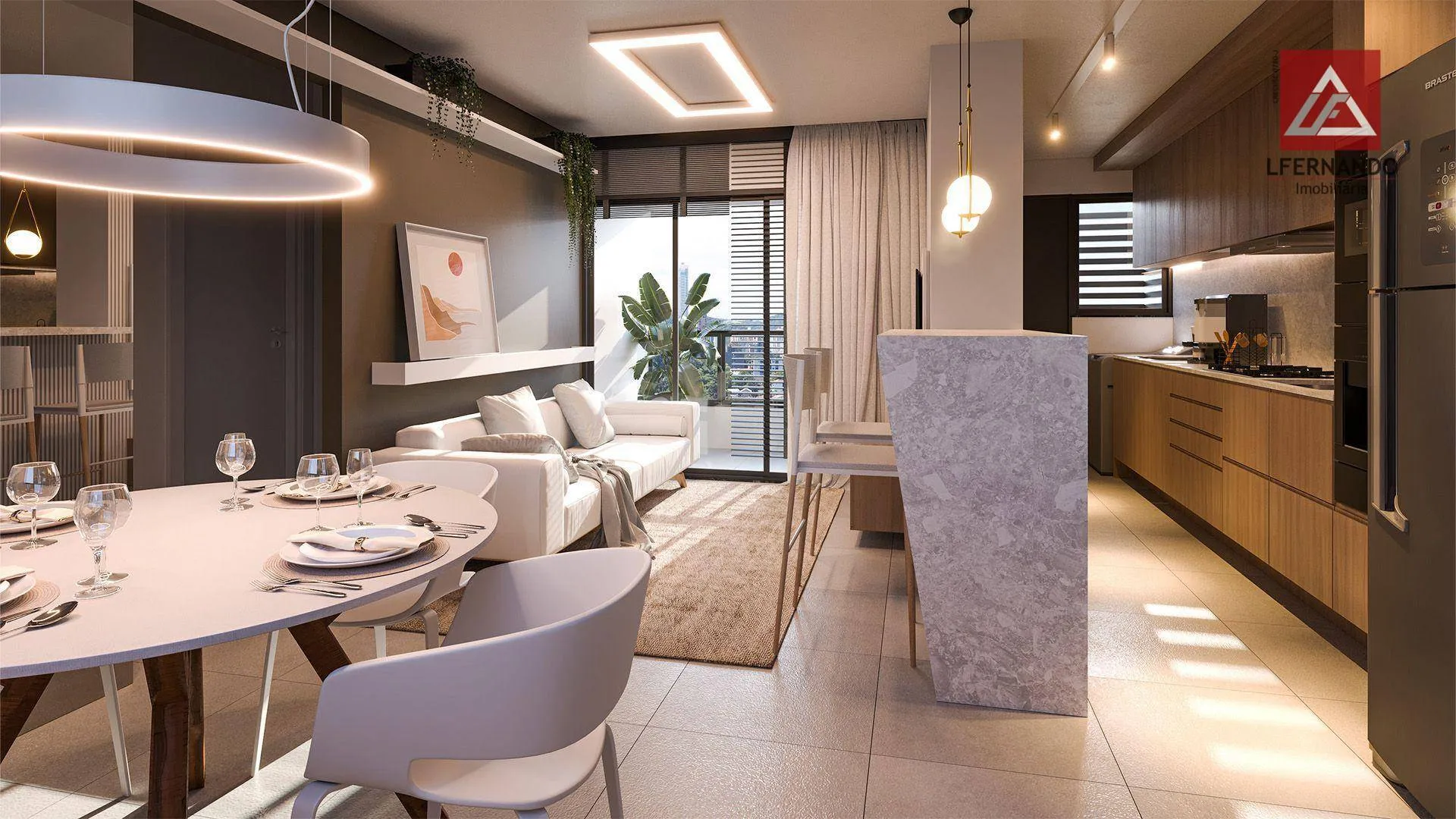 PRÓXIMO AO FÓRUM - Apartamento com 1 dormitório para alugar, 37 m - Velha - Blumenau/SC — foto 3