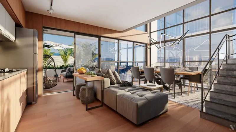 Lofts à venda, com 1 quarto no bairro Centro em Blumenau/SC - foto 1